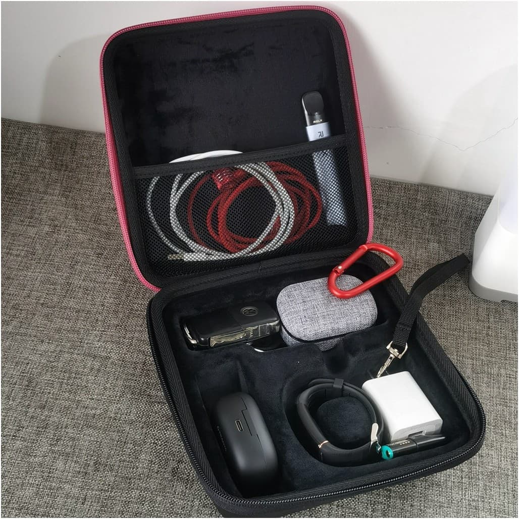 Pedido externo de alta qualidade, capa dura à prova de choque, cabo de dados, bolsa de proteção para Console de jogos, c