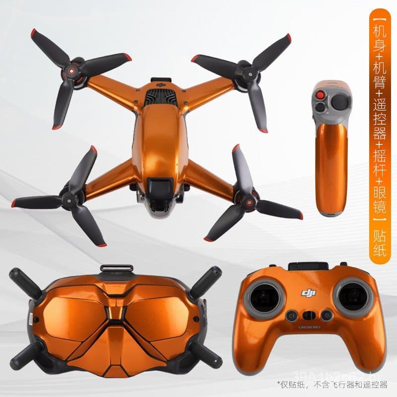 StartFly é adequado para acessórios de drones DJI FPV, película protetora para o corpo e controle remoto FPV, e película