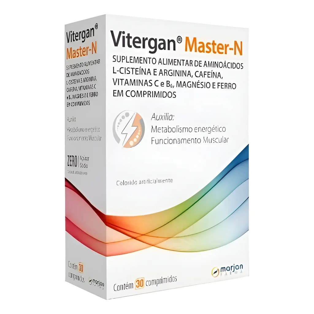 Vitergan Master-n Com 30 Comprimidos Sem Sabor Marjan Sem Sabor