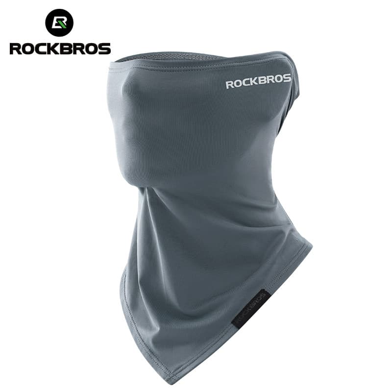 Máscara Facial Rockbros Protetor Solar Ice Silk Headscarf Proteção UV Para Ciclismo Capa De Verão Homens E Mulheres