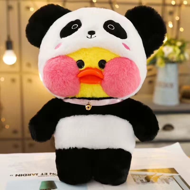 39SD (DIY) Brinquedo de Pelúcia Kawaii Pato de Café Animal de Pelúcia Presente de Ano Novo Adequado para Crianças