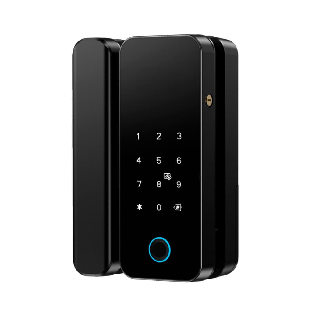 Fechadura inteligente Digital Biométrica Para Porta De Vidro