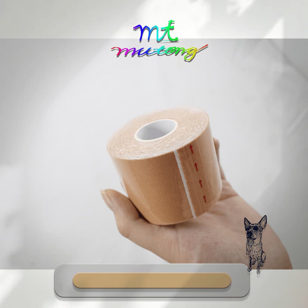Fita De Rocktape Kinesiologic Tape Profissional Cor BEGE Somente/1000