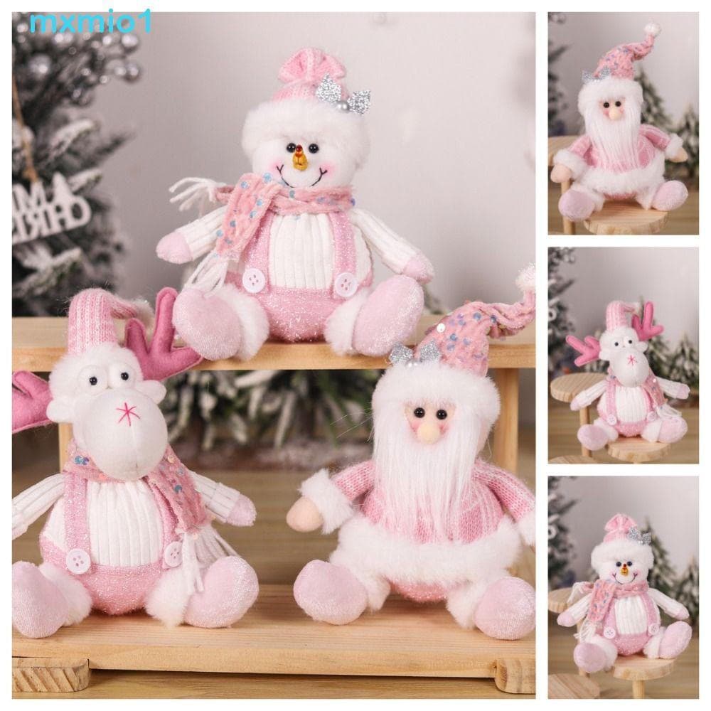 MXMIO1 Boneca De Boneco De Neve De Alce De Malha , Pelúcia De Natal Fofa E Realista , Coleção