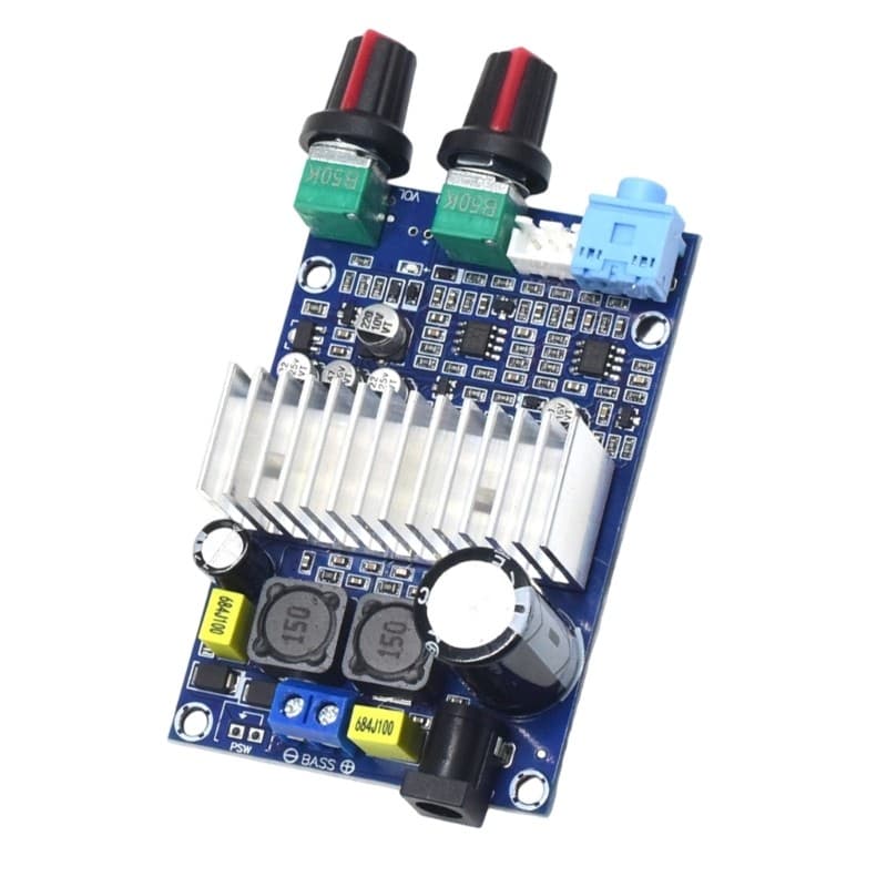 12-24V 100W TPA3116D2 Mono Amplificador Som Digital Doméstico Alto-Falante Do Carro Subwoofer Placa Amplificadora