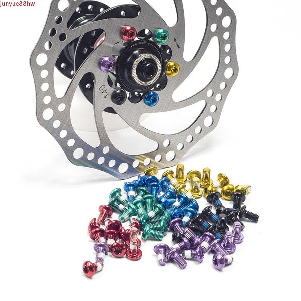 JUNYUE Parafusos Torx Coloridos , Ferramenta De Peça De Rotor De Freio A Disco De Bicicleta T25 M5x9mm