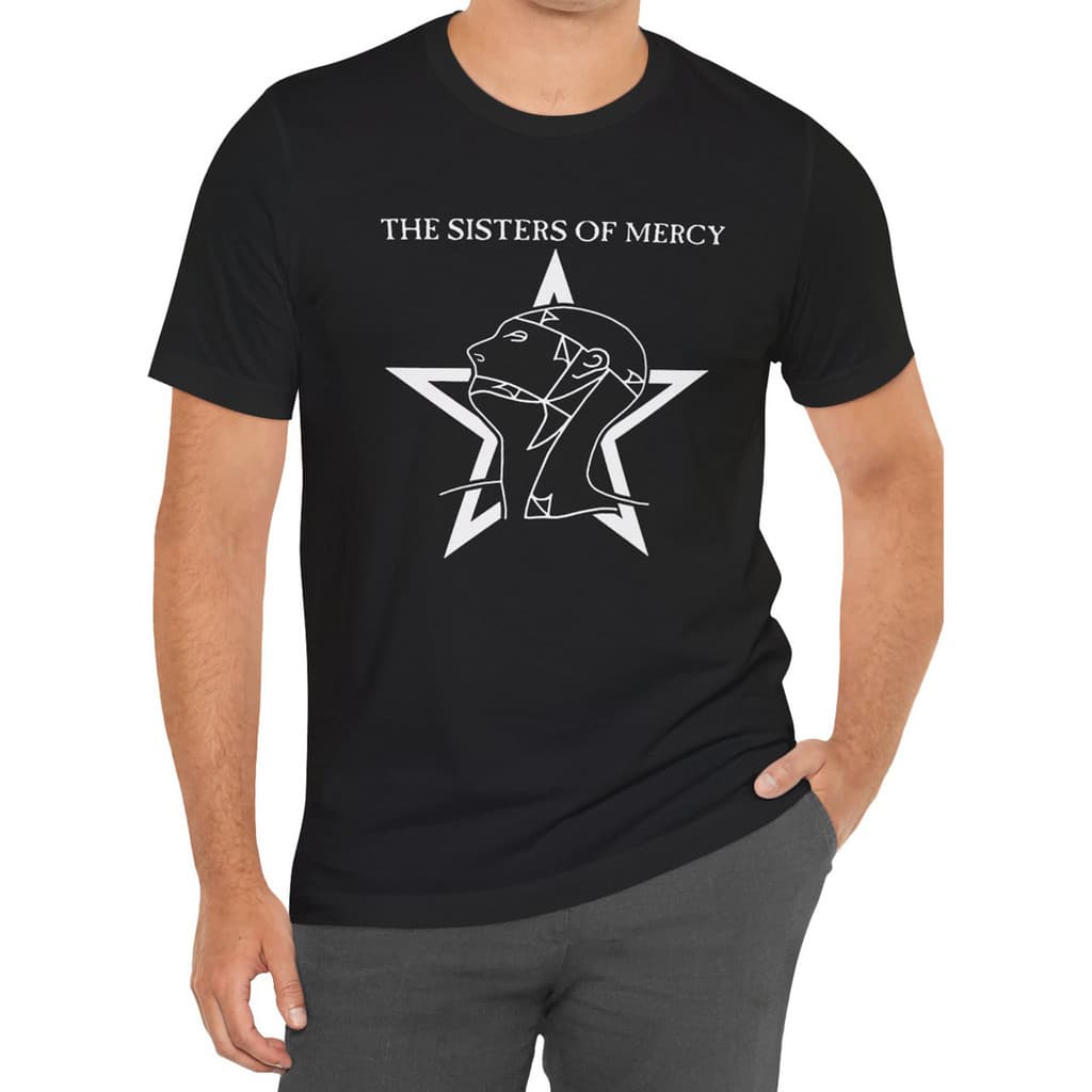 Camiseta Estampada Sisters Mercy 100% Algodao Unissex