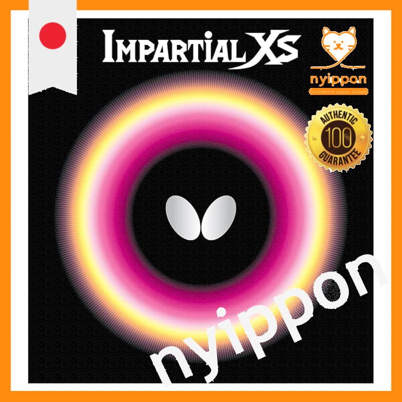 Borracha De Tênis De Mesa Borboleta Impatial XS Tensão Suave Da Primeira Mão (Spin) 00420 Preto Tamanho M