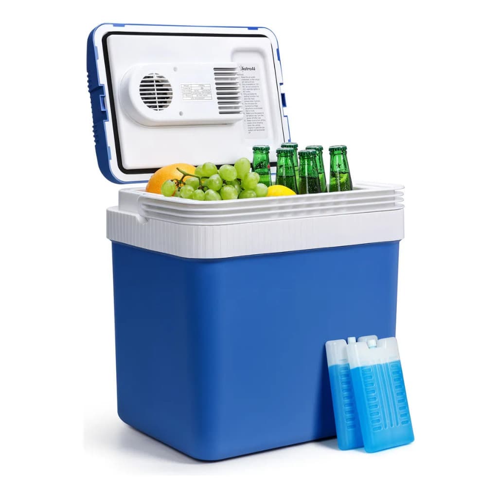 Resfriador Elétrico Astroai De 24 Litros 12v Cc, Cooler Portátil, Hielera Para Acampamento, Mini Refrigerador E Freezer,