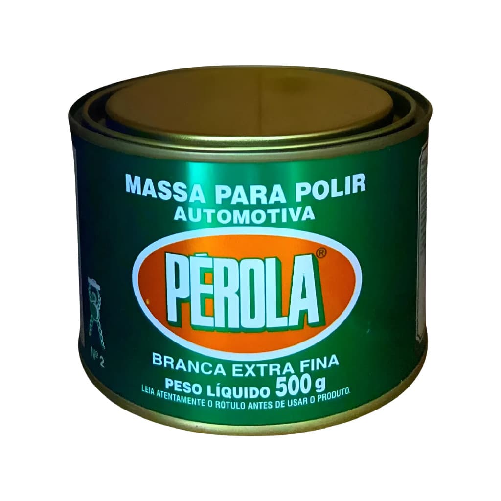 Massa Para Polir Branca Extra Fina Nº2 Pérola 500g