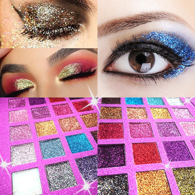 Frete grátis brilhante glitter diamante brilhante lantejoulas sombra em pó glitter pó palco latino maquiagem brilho dest