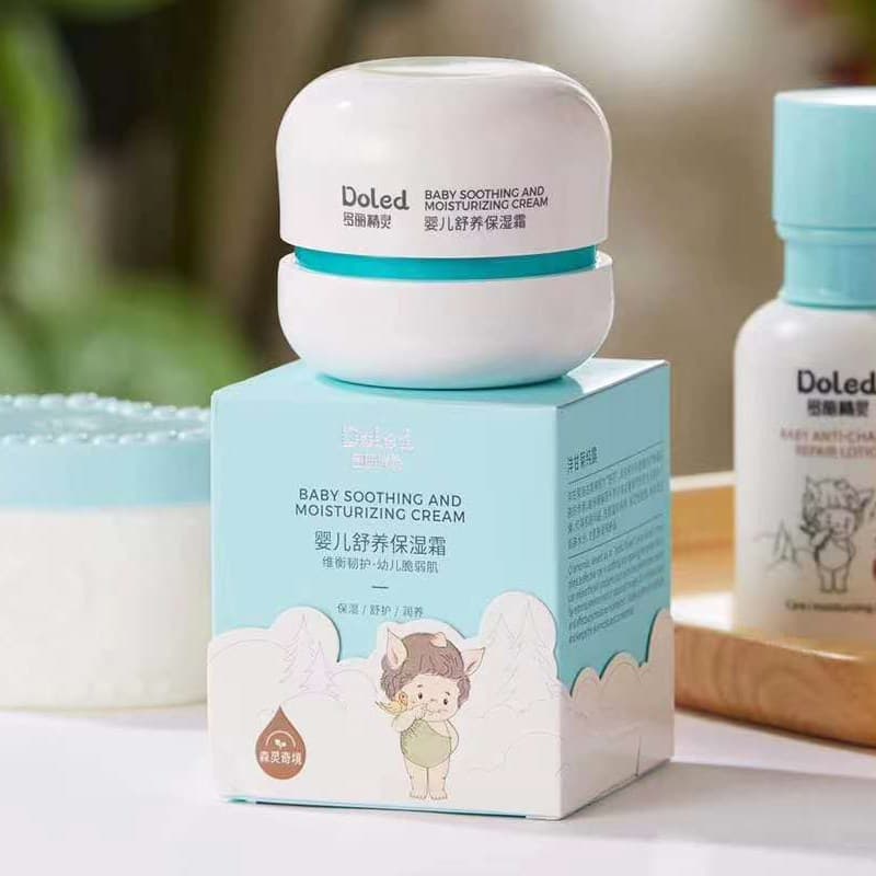 Boneca Dolly Elf bebê calmante creme hidratante 50g creme de bebê hidratante creme hidratante mãe infantil crianças prod