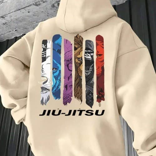 Moletom Jiu Jitsu Masculino Arte Marcial Casaco Lutador Graduações Competidor entrega imediata unisex