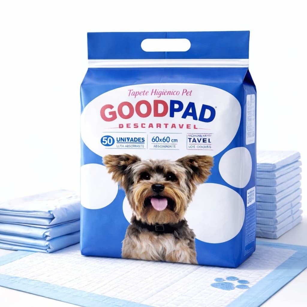 TAPETE HIGIÊNICO GOOD PAD PACOTE 50 UNIDADES DESCARTÁVEIS