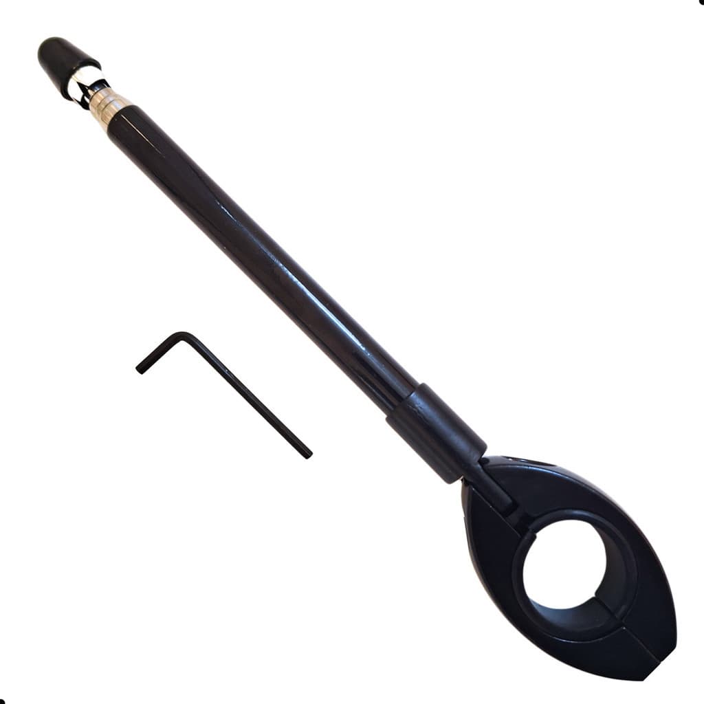 Antena Corta Pipa Moto Retrátil Anti Cerol Aço Inox Guidão