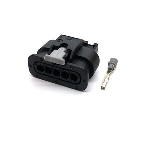 Adequado para Audi Volkswagen, conector à prova d'água de 5 pinos e 1,2 mm 4F0973705 1-1718806-1