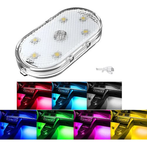 Luz Led Rgb A Bateria Recarregável Tv Computador Quarto Rgb Colorido