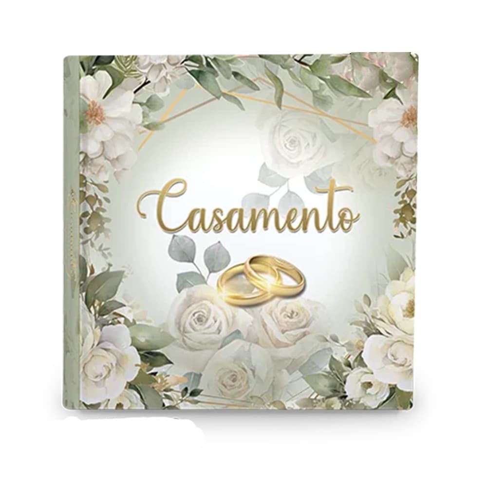 Álbum de Fotos Casamento 60 fotos 13x18 Design 943