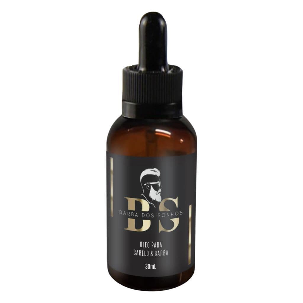 Óleo Para Barba Hidratante E Modelador Perfumado Anti Frizz