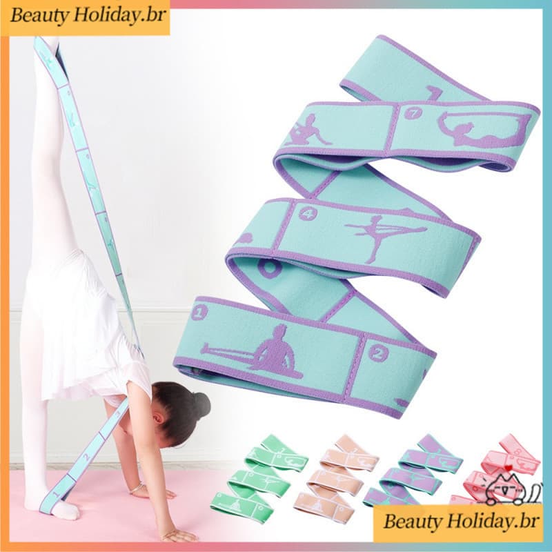 FG Elastic Belt Yoga Gymnastics Stretched Band Dance Ballet Resistência Esportiva Faixa Elástica Para Crianças Adultas I