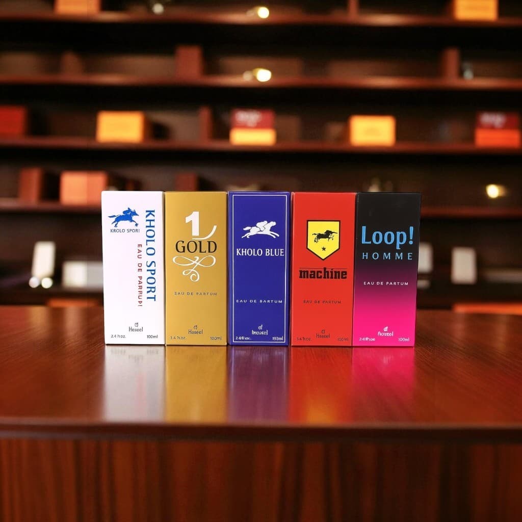 KIT COM 05 PERFUMES MASCULINO 100ML CADA