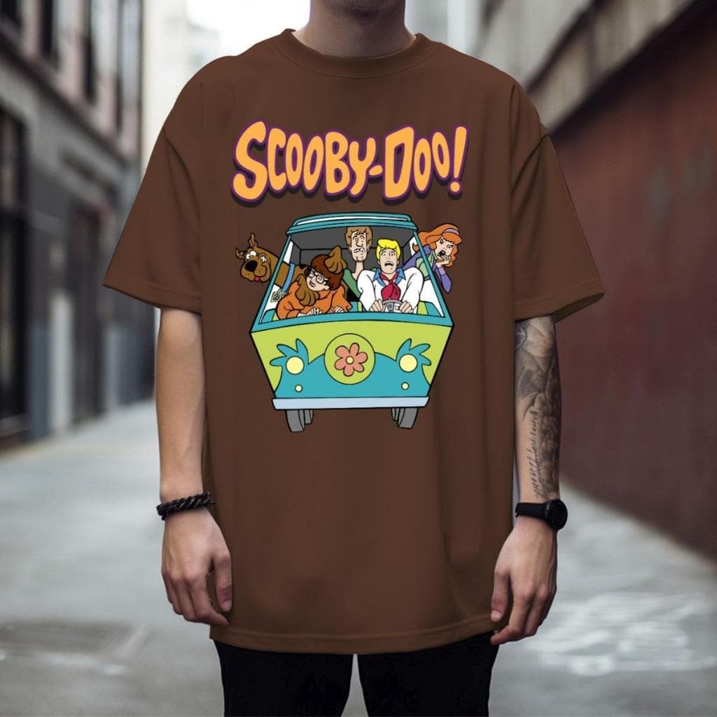 Camiseta De Algodão Basica Scooby-doo! animação Em Promoção