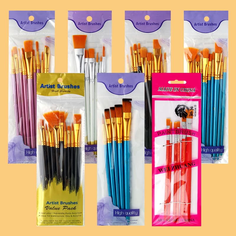 Conjunto de pincéis de guache Pincel de óleo Acrílico Pincel de aquarela Pincel de arte profissional Estudantes Caneta d