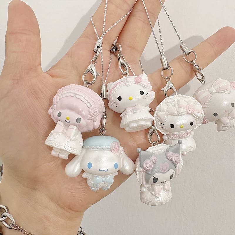 Kt Phone Case Pingente Boneca De Desenho Animado Chaveiro