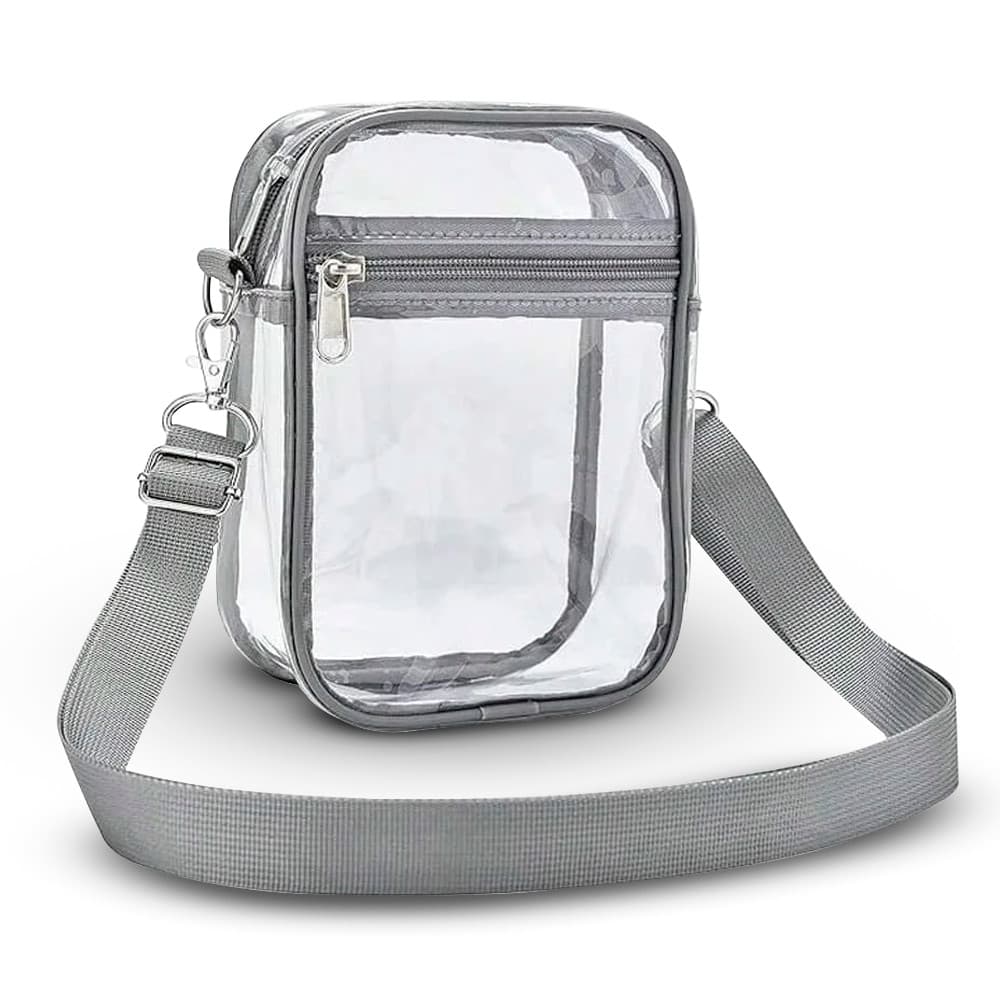 Bolsa Transparente Estilo Premium Shoulder Bag Tiracolo Leve e Resistente