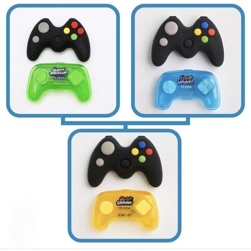 Kit Apontador + Borracha - Controle Gamer - InterPaper - a partir de 4 anos
