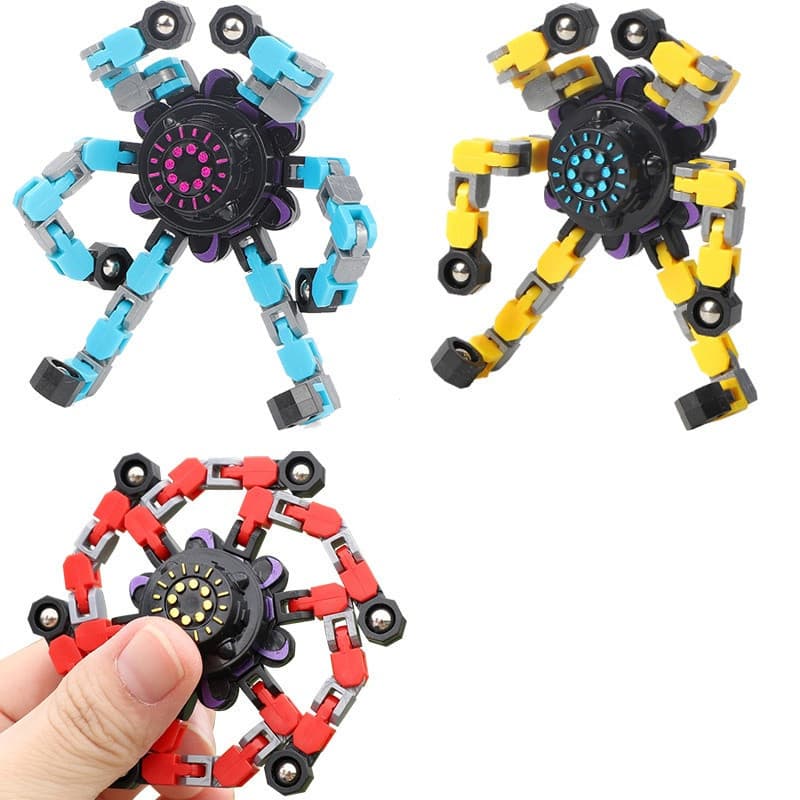 Novo estilo de brinquedos giratórios deformados, brinquedos de descompressão para crianças, brinquedos adultos de descom