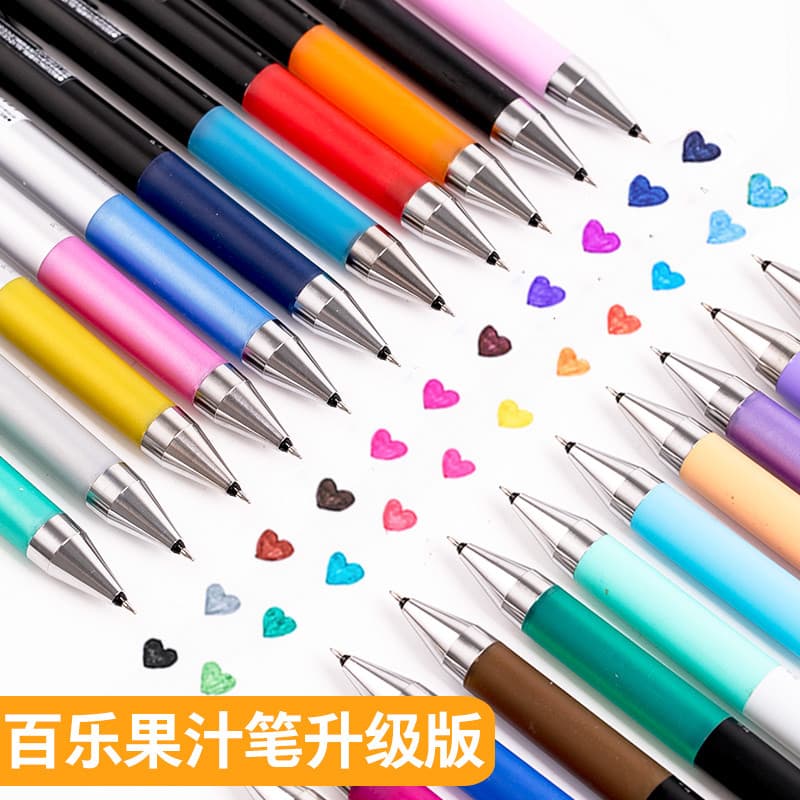 Japão PILOT PILOT Gel Pen Juice up Juice Pen Metal 0.4mm Cor Versão Atualizada ST Nib Preto