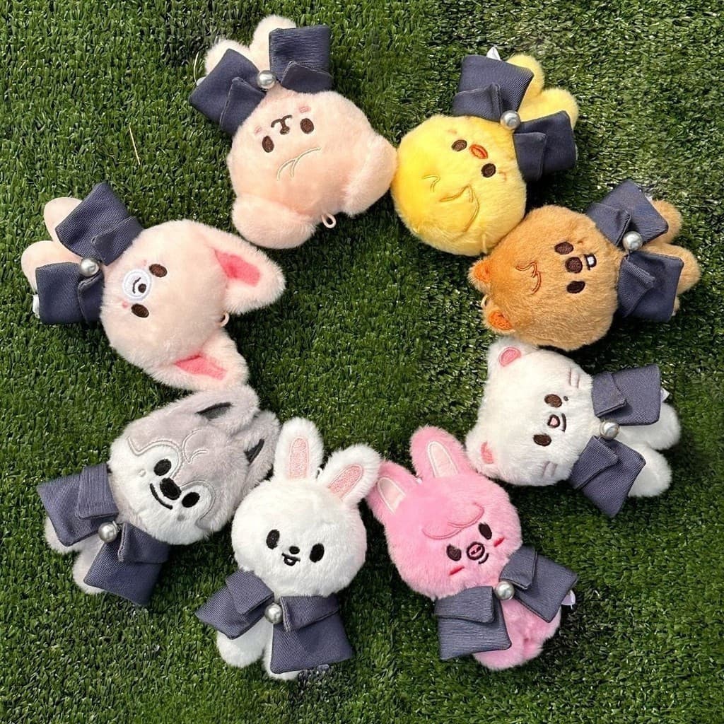 Kpop Stray Crianças Magic School Dolls Plush Skz Stuffed Animals Toy Bag Charme