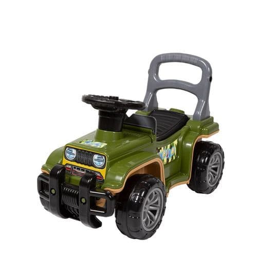 Carrinho Passeio Infantil Empurrador Estilo Militar Quadriciclo Crianças