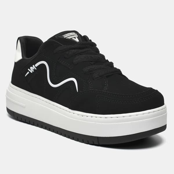 Tênis Feminino Via Marte Casual Conforto 306-002 Preto