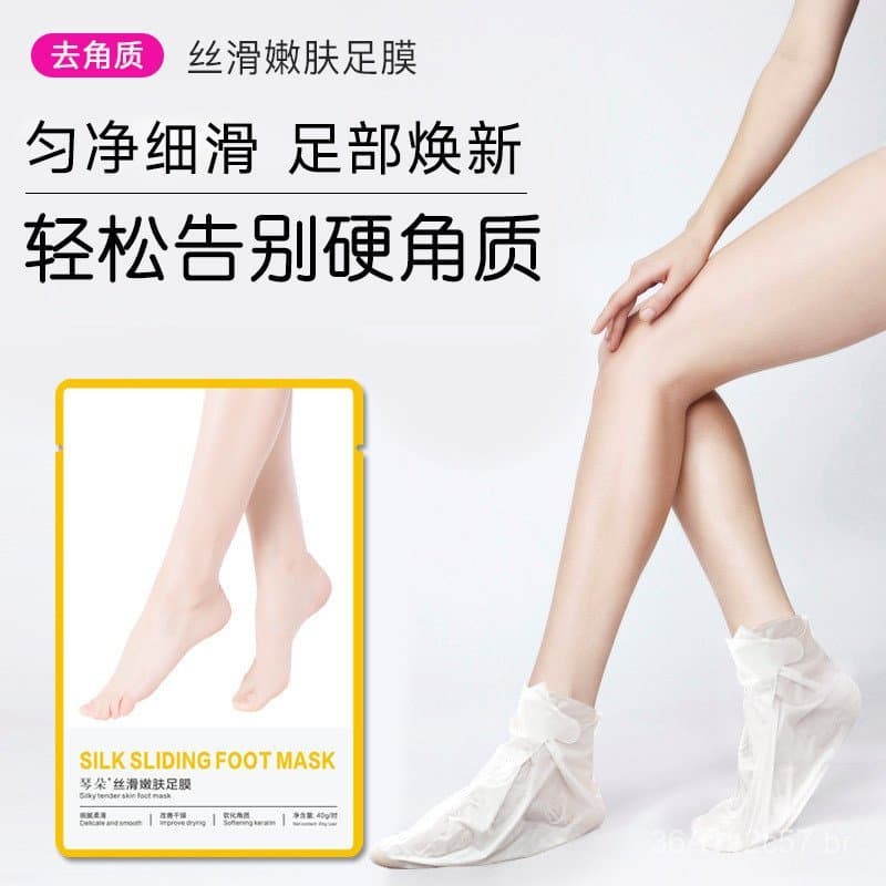 [Adeus à Pele Morta] Máscara para os Pés para Esfoliar a Pele Morta e Remover Calosidades, Luvas de Niacinamida para Hid