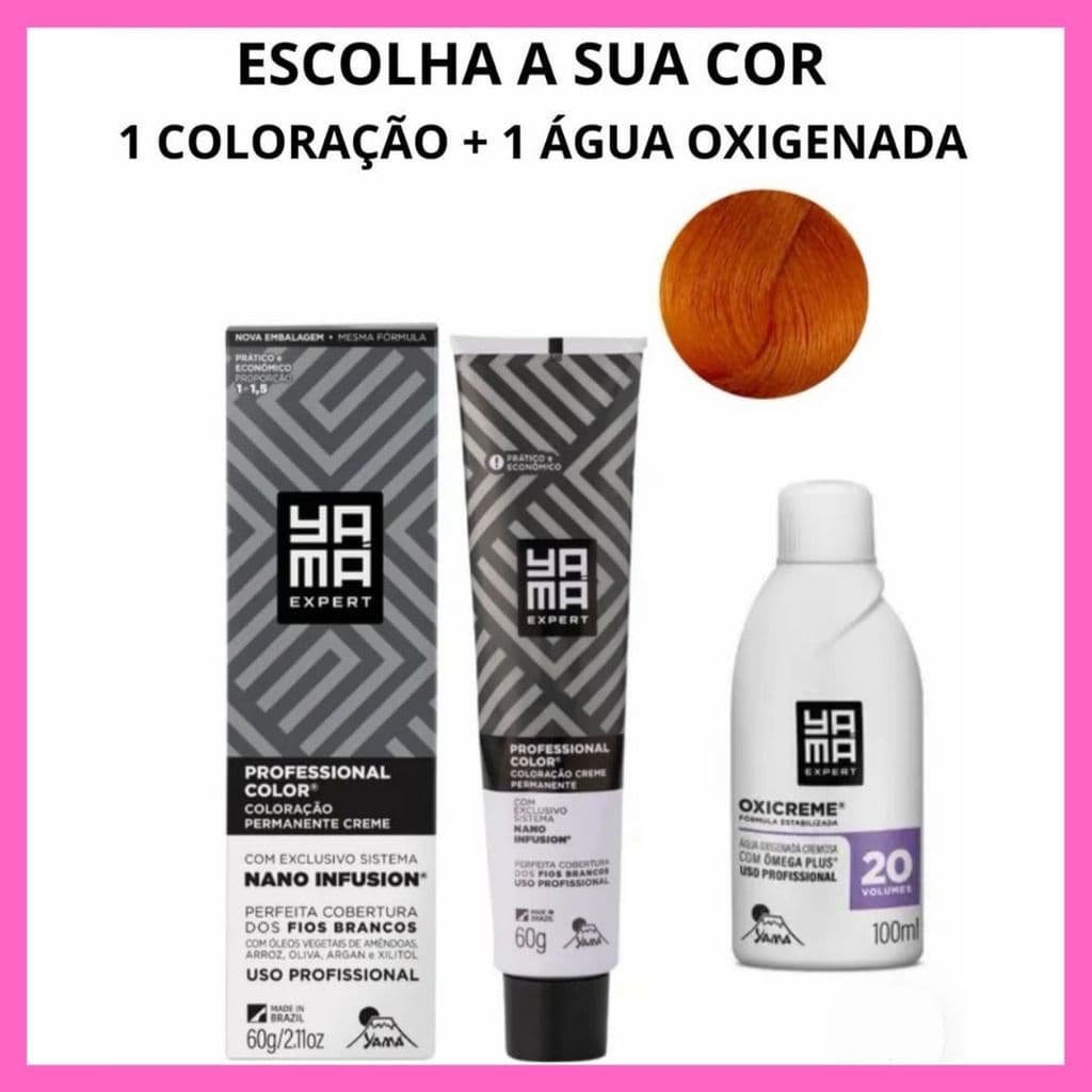 Tinta Nano Yama + Ox 60ml | Escolha Sua Cor e Transforme Seu Visual