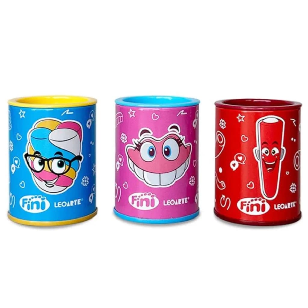 Apontador Latinha Duplo Fini Leo&Leo Metal 2 Furos Metálico