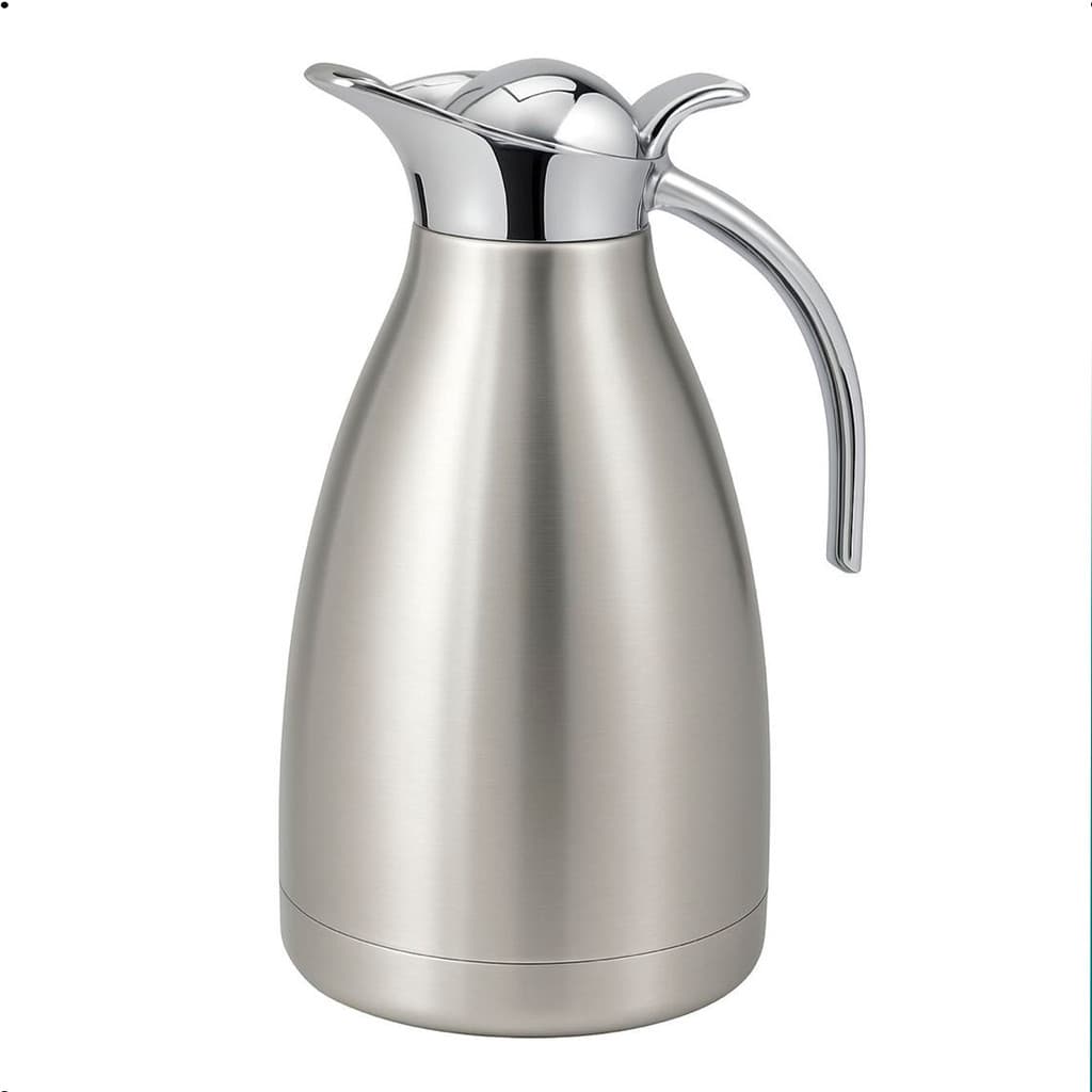 Garrafa Térmica Inox 1,2L Luxo com Tampa Corta Pingos Isolamento Térmico para Café e Chá Mesa Posta