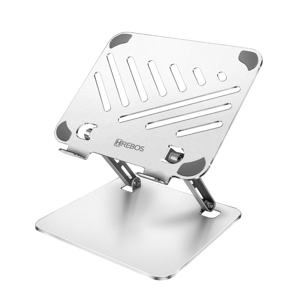 HREBOS Prata Suporte de Notebook- Platinum Tab Mount Alumínio, Metal e Antiderrapante