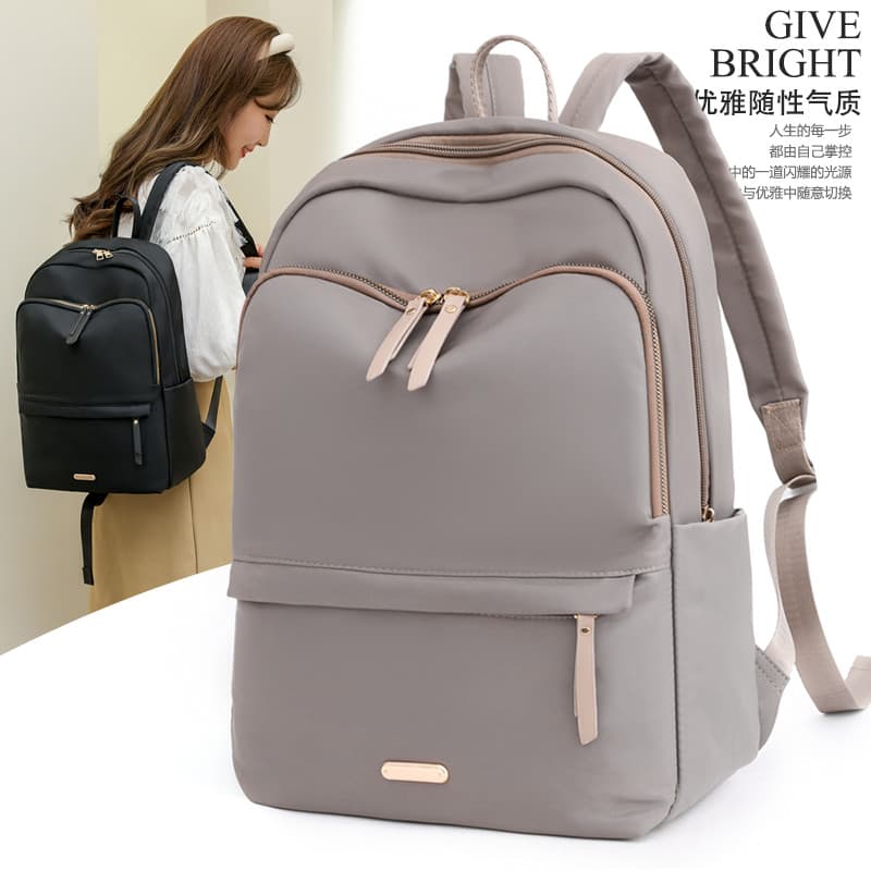 2025 mochila feminina simples do ensino médio estudante universitário mochila grande capacidade computador mochila mamãe