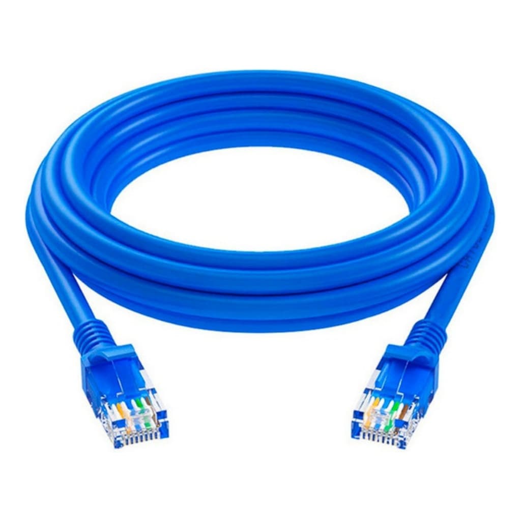 Cabo de rede (UTP) 2 metros patch cord azul 10/100mbps