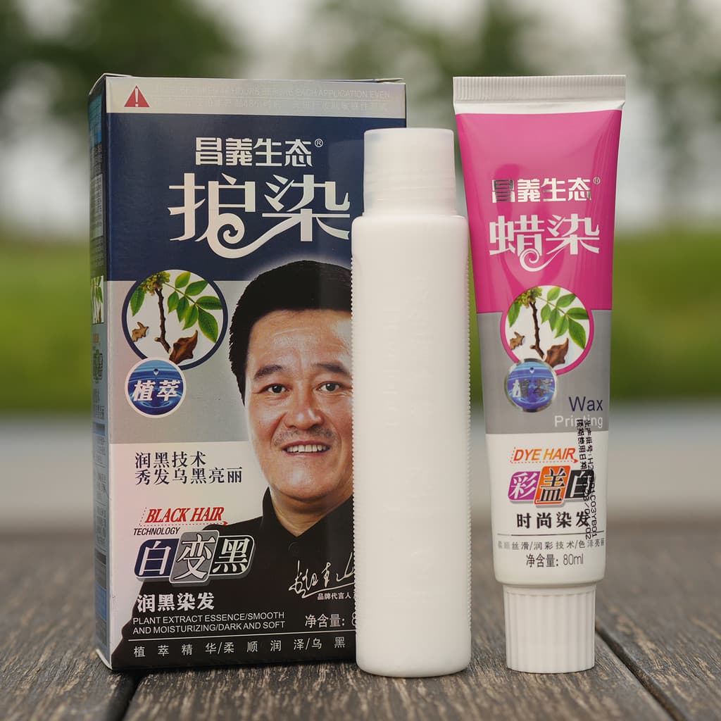 Changyi Ecológico Clássico Wubeizi Hanbang Tintura de Cabelo Cuidados Tintura de Cabelo Creme Capa Tintura de Cabelo Bra