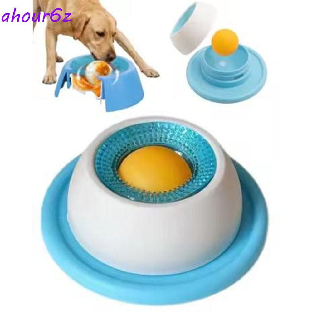Brinquedos Para Lamber Cães AHOURZ , Alimentador Lento Anti-Derramamento E Sem Ponta Animais De Estimação , Tigela De La