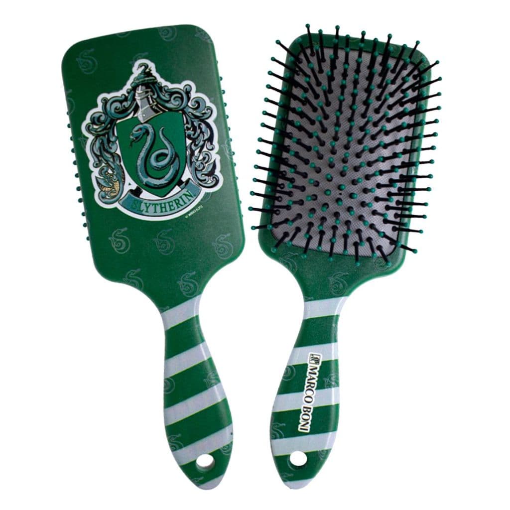 Escova De Cabelo Raquete Harry Potter Sonserina Marco Boni