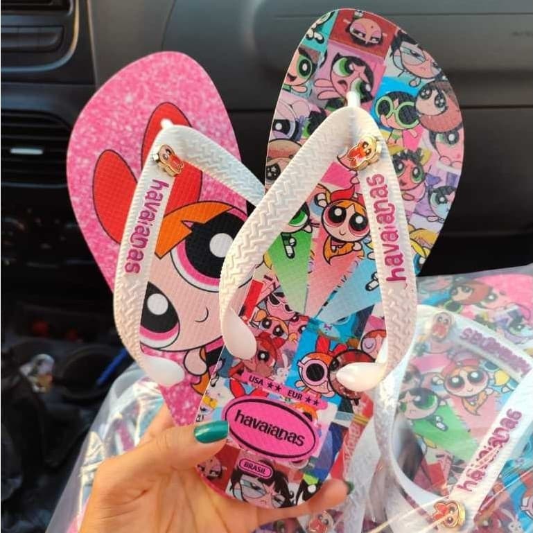 Chinelos Havaianas Meninas Super Poderosas - Estampas Únicas e Conforto