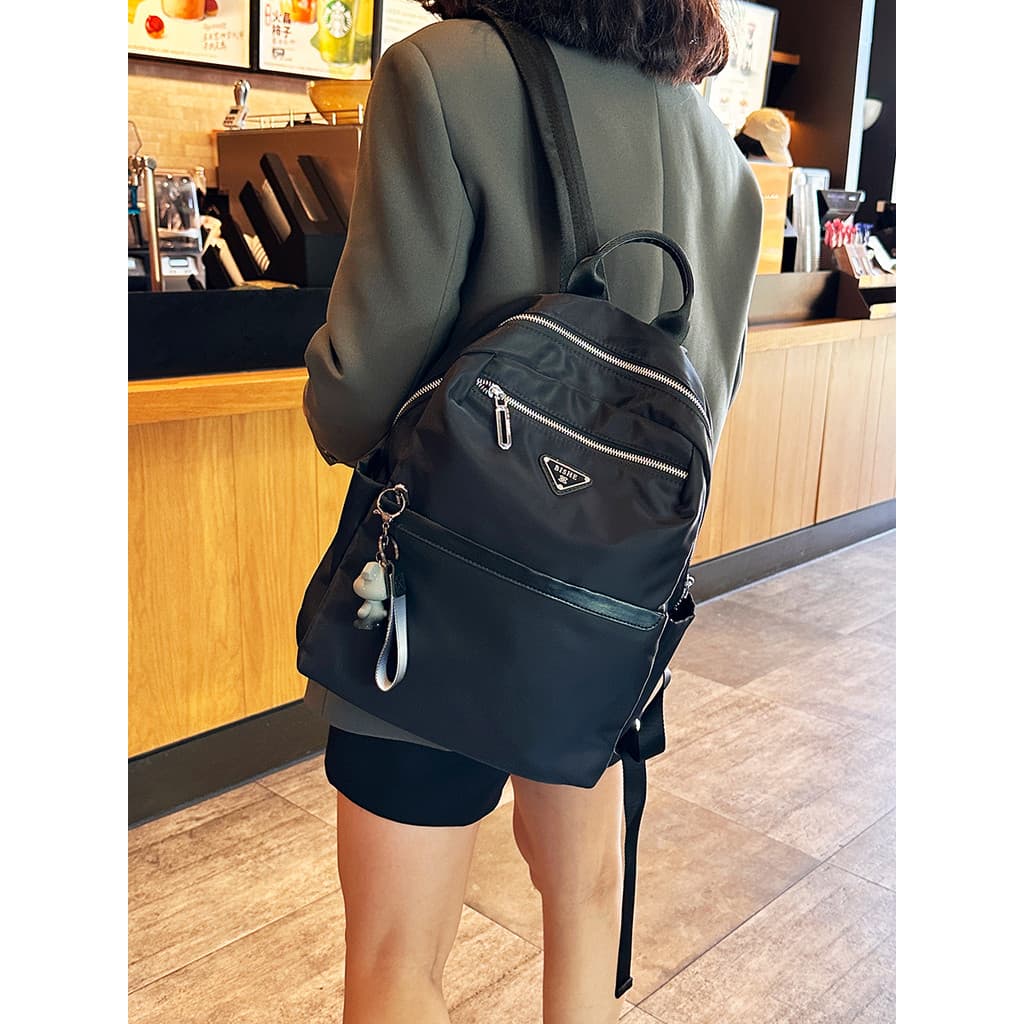 2024 inverno novo estilo moda mochila de viagem feminina Oxford pano grande capacidade computador estudantes universitár