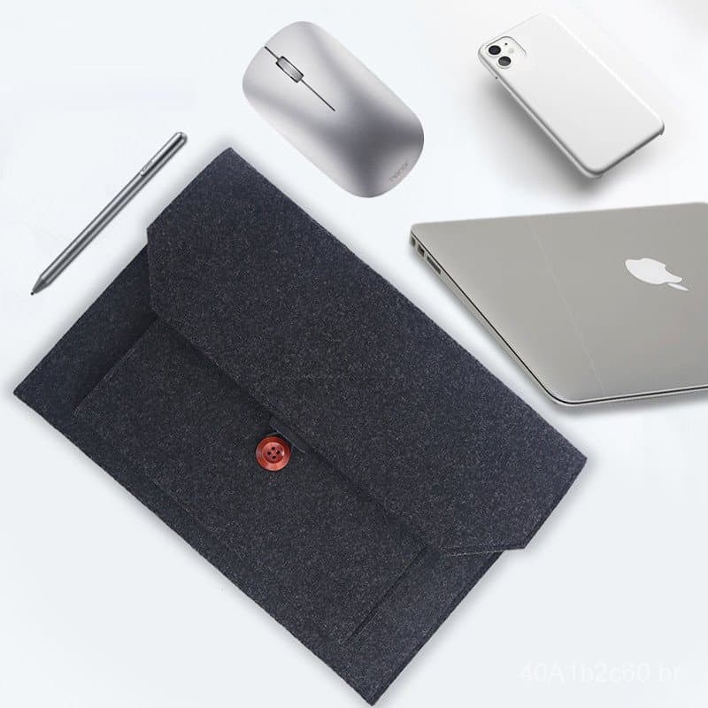 Capa protetora de feltro para tablet em estoque, capa para iPad e laptop, capa LOGOneverfull.