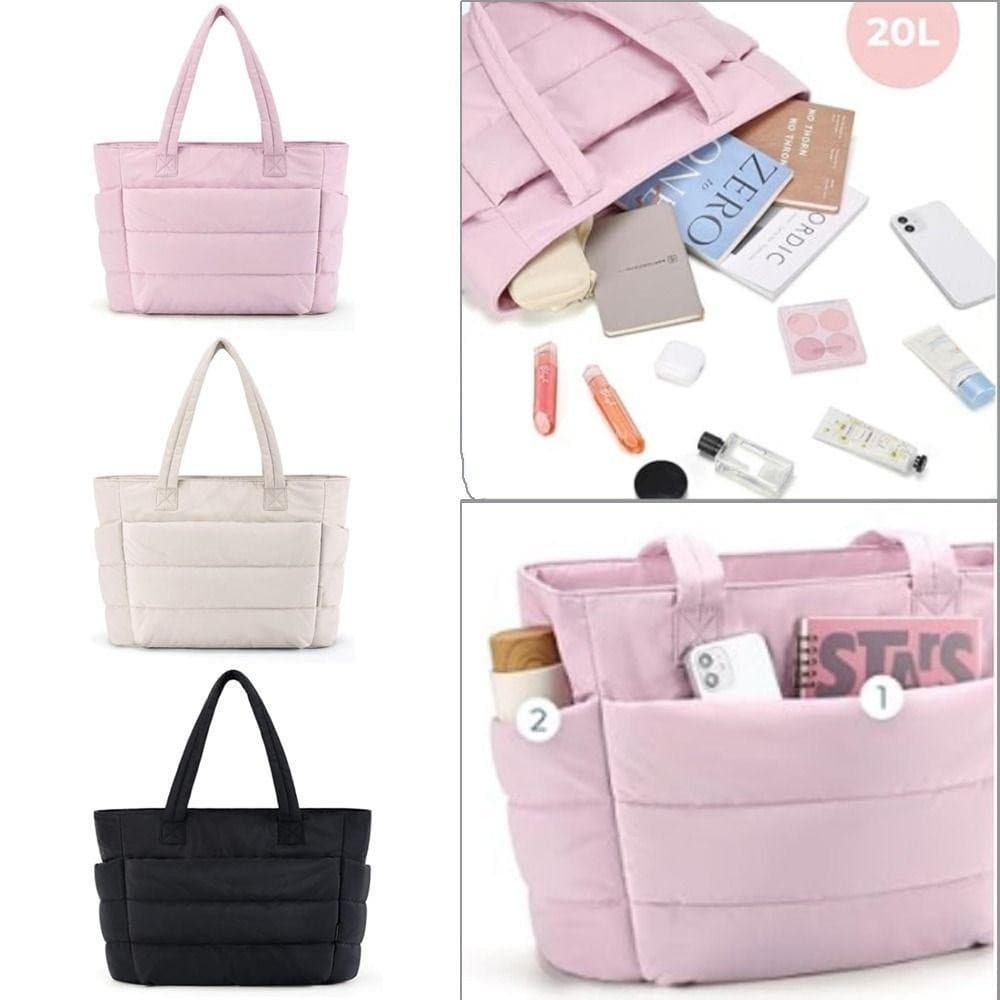 Bolsa Tote Feminina Almofada de Ombro Estilo e Elegância para trabalho, Viagem e passeio