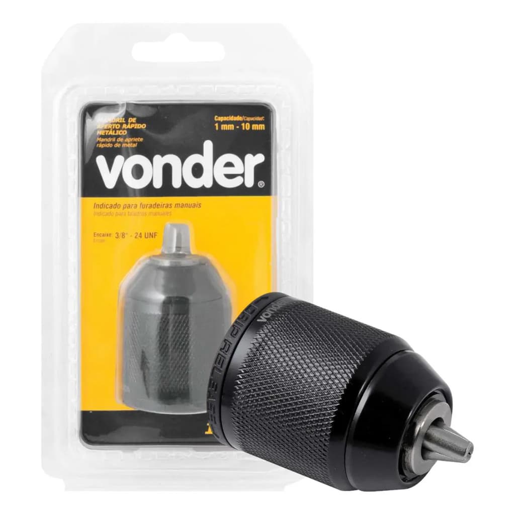Mandril De Aperto Rápido 1,0mm 10,00mm 3,8x24 Fios Vonder